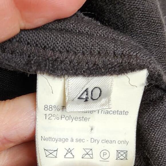 Lanvin 2006 River Collection Castor Beaver Collar Wool Blend Coat 40 - Picture 4 of 15